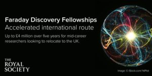 Faraday Discovery Fellowships Accelerated International Route (AIR)